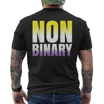 Transgender Nonbinary Trans Queer Lgbtq Ftm Gay Ally Pride  Mens Back Print T-shirt