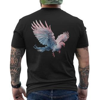 Transgender Phoenix Subtle Trans Pride Trans Phoenix  Mens Back Print T-shirt