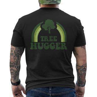 Tree Hugger Vintage Retro Nature Environmental Earth Day Mens Back Print T-shirt - Thegiftio UK
