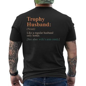 Trophy That Husband Definition Husband Anniversary Men's T-shirt Back Print - Thegiftio UK