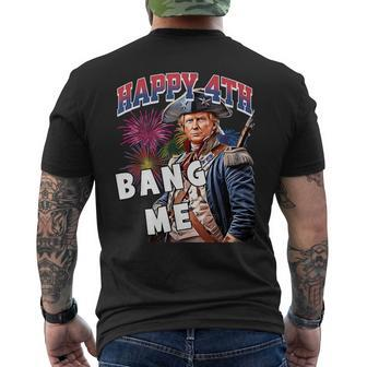 Trump 2024 Make 4Th Of July Great Bang Me Trump 4Th Of July Mens Back Print T-shirt | Mazezy