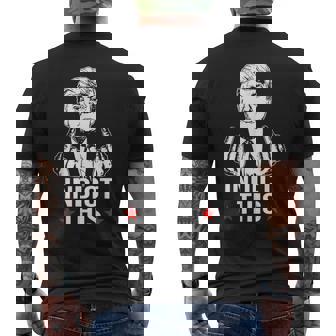 Trump Indict This Mens Back Print T-shirt | Mazezy