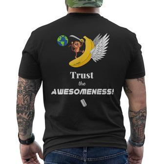 Trust The Awesomeness Expeditionarys Force Men's T-shirt Back Print | Mazezy