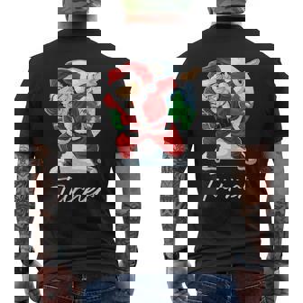 Turner Name Gift Santa Turner Mens Back Print T-shirt | Seseable UK