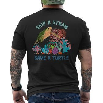 Turtle Gift Lover Sea Animal Environmental Awareness Ocean Turtle 99 Turtles Mens Back Print T-shirt - Monsterry DE