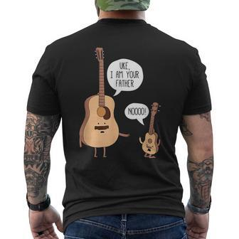 Uke Im Your Father Funny Ukulele Guitar Music Fathers Day Mens Back Print T-shirt - Monsterry UK