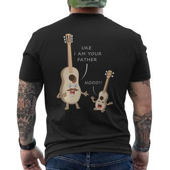 Uke Im Your Fathers Funny For Fathers Day Mens Back Print T-shirt | Mazezy
