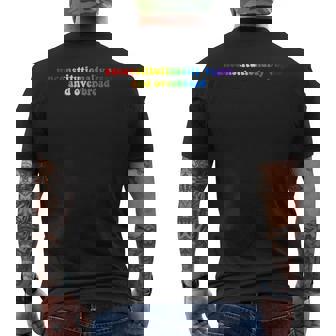 Unconstitutionally Vague And Overbroad Lgbt Apparel Men's T-shirt Back Print | Mazezy