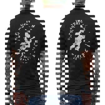 Underestimate Me Thatll Be Fun Witch Halloween Gift Halloween Funny Gifts Mens Back Print T-shirt | Mazezy