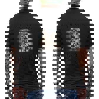 Never Underestimate An Old Man With A Bicycle Born In March Men's T-shirt Back Print - Seseable