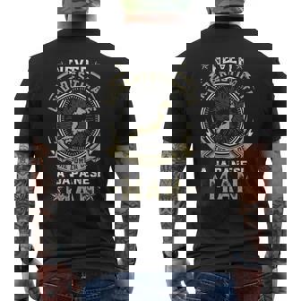 Never Underestimate The Power Of A Japanese Man Men's T-shirt Back Print | Mazezy