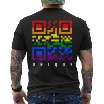 Unique Lgbtq Lesbian Gay Pride Mens Back Print T-shirt - Seseable