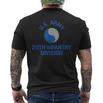 Us Army 29Th Infantry Division Men's Back Print T-shirt | Mazezy