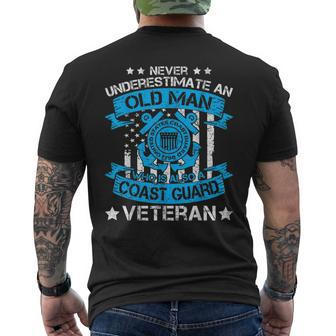 Us Coast Guard Veteran Day Uscg Gift Gift For Mens Veteran Funny Gifts Mens Back Print T-shirt | Mazezy