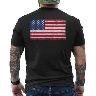 Usa Flag American Flag United States Of America Usa Patrioti Usa Funny Gifts Mens Back Print T-shirt