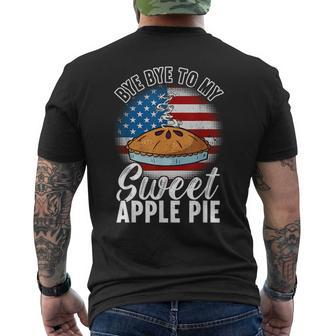 Usa Independence America Pride Apple Pie 4Th Of July Outfit Mens Back Print T-shirt | Mazezy