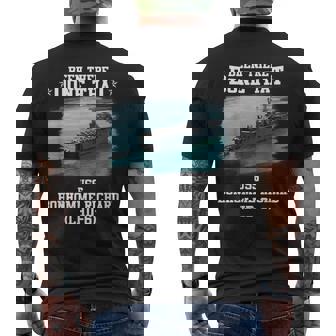 Uss Bonhomme Richard Lhd6 Navy Ships Men's Back Print T-shirt | Mazezy