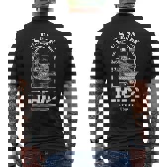 Uss Essex Lhd-2 Mens Back Print T-shirt - Monsterry