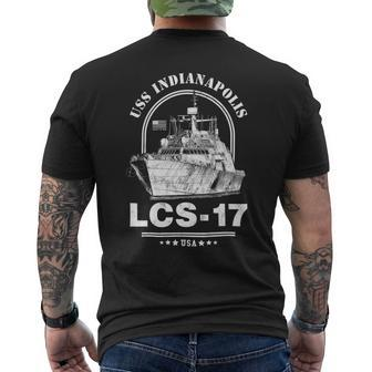 Uss Indianapolis Lcs-17 Mens Back Print T-shirt - Monsterry AU