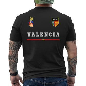 Valencia SportSoccer Jersey Flag Football Spain Mens Back Print T-shirt | Mazezy