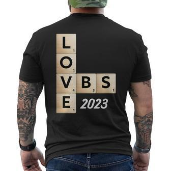 Vbs 2023 Love Vbs Mens Back Print T-shirt | Mazezy