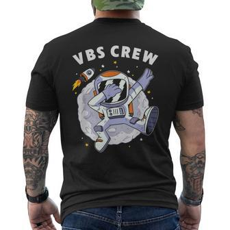 Vbs Crew Vbs 2023 Vacation Bible School Stellar Vbs Vacation Funny Gifts Mens Back Print T-shirt | Mazezy