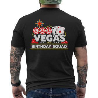 Vegas Birthday - Vegas Birthday Party - Vegas Birthday Squad Mens Back Print T-shirt - Thegiftio UK