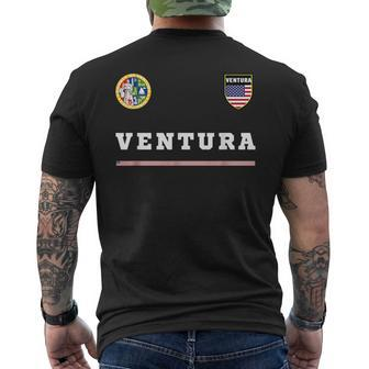 Ventura SportsSoccer Jersey National Pride Gift Mens Back Print T-shirt | Mazezy