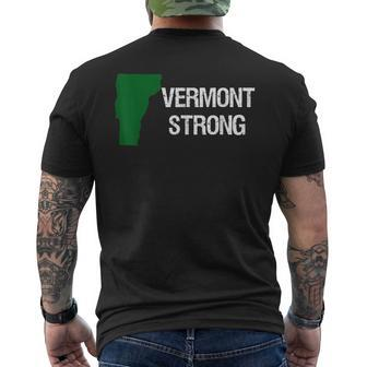 Vermont State I Love Vermont Strong Vt Vermonter Men's T-shirt Back Print | Mazezy