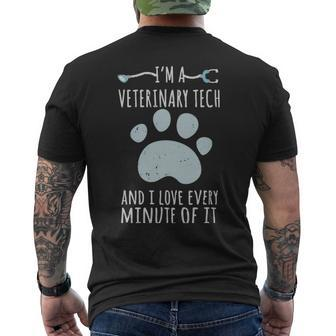 Vet Tech Veterinary Technician Appreciation - Vet Tech Veterinary Technician Appreciation Mens Back Print T-shirt - Monsterry DE