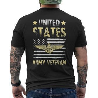 Veteran Vets United States Army Veterans Day Veterans Mens Back Print T-shirt - Monsterry DE