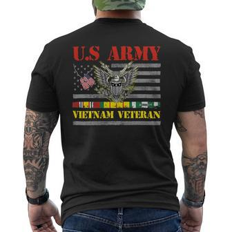 Veteran Vets US Army Vietnam Veteran Vietnam War Veterans Day 183 Veterans Mens Back Print T-shirt - Monsterry