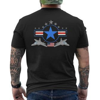 Veteran Vets Vintage Us Air Force Veteran Flag Gifts Flag Usaf Veterans Mens Back Print T-shirt - Monsterry