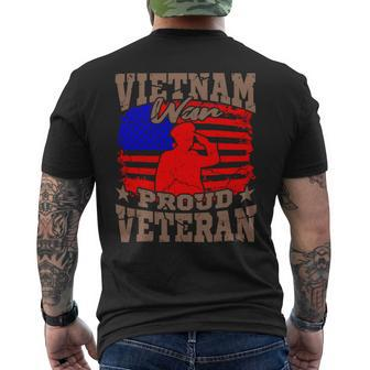Veterans Day Vietnam War Proud Veteran 259 Mens Back Print T-shirt - Monsterry UK