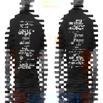 Veterinarian - Real Doctors Treat More Than One Species Mens Back Print T-shirt - Thegiftio UK