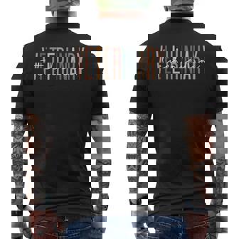 Veterinary Technician Vet Tech Veterinarian Technologist Mens Back Print T-shirt - Thegiftio