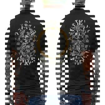 Victory Or Valhalla Viking Quote Humor Vikings Men's T-shirt Back Print | Mazezy