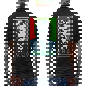 Viktor Orban - Prime Minister Of Hungary - Iconic Mens Back Print T-shirt | Mazezy