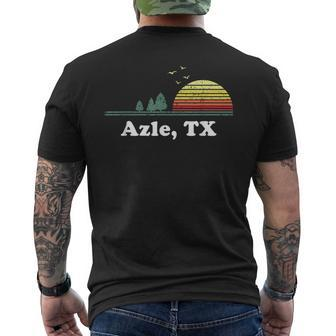 Vintage Azle Texas Home Souvenir Print Men's T-shirt Back Print | Mazezy
