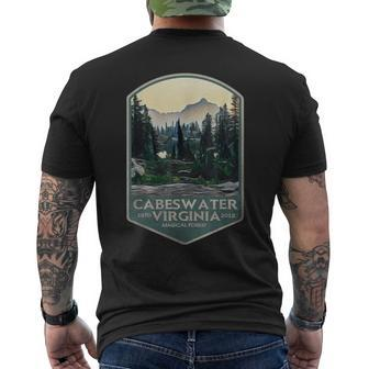 Vintage Cabeswater Forest Henrietta Ravenn Cycle Bookish Men's T-shirt Back Print | Mazezy