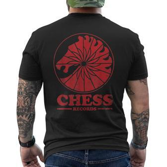 Vintage Chess Records - Vintage Defunct Record Labels Funny Mens Back Print T-shirt - Seseable