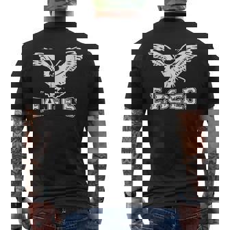 Vintage Eagles Flying Bird Inspirational Men's T-shirt Back Print - Thegiftio