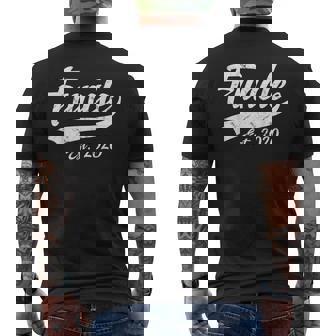 Vintage Funcle Est 2020 New Uncle Father Day Gift  Gift For Mens Men's Crewneck Short Sleeve Back Print T-shirt