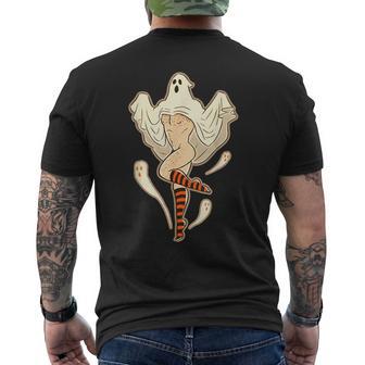 Vintage Gay Halloween Men's T-shirt Back Print - Thegiftio UK