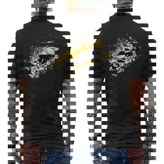Vintage German Rally Car Racing Motorsport Livery Design Racing Funny Gifts Mens Back Print T-shirt | Mazezy