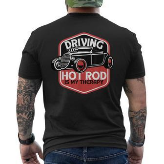 Vintage Hot Rod Collector Classic Car Quotes Quotes Mens Back Print T-shirt | Mazezy
