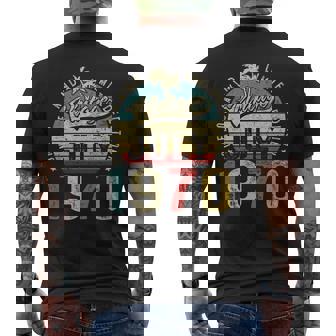 Vintage July 1970 Made In 1970 53 Year Old 53Rd Birthday Mens Back Print T-shirt | Mazezy