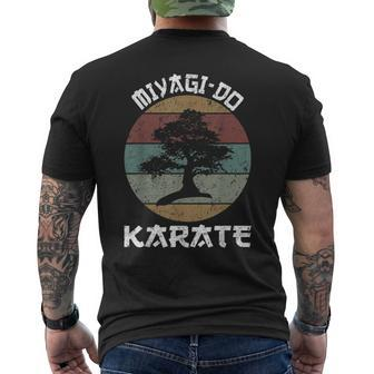 Vintage Miyagido Karate Vintage Karate Gift Idea Karate Funny Gifts Mens Back Print T-shirt | Mazezy