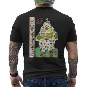 Vintage Scary Creepy Circus Clown Halloween Costume T Halloween Funny Gifts Mens Back Print T-shirt | Mazezy