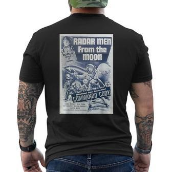 Vintage Sci Fi Horror Movie Poster Men's T-shirt Back Print | Mazezy